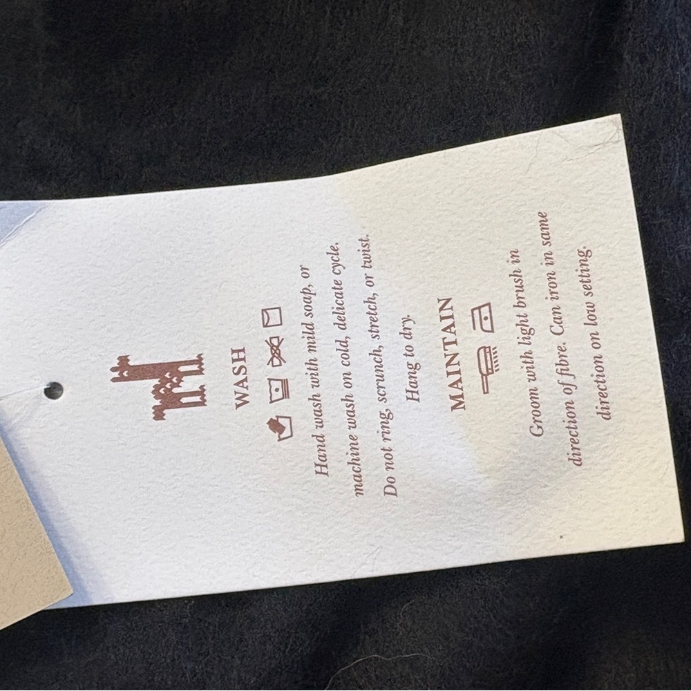 NWT Pokoloko Cowl Neck Poncho Shawl Black "Ink Tartan" One Size - Picture 13 of 14